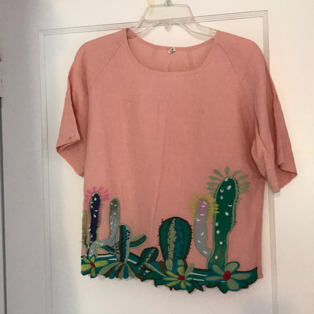 Pink Cactus Blouse